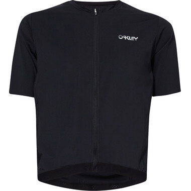 Maillot OAKLEY POINT TO POINT Mangas cortas Negro 2023 0
